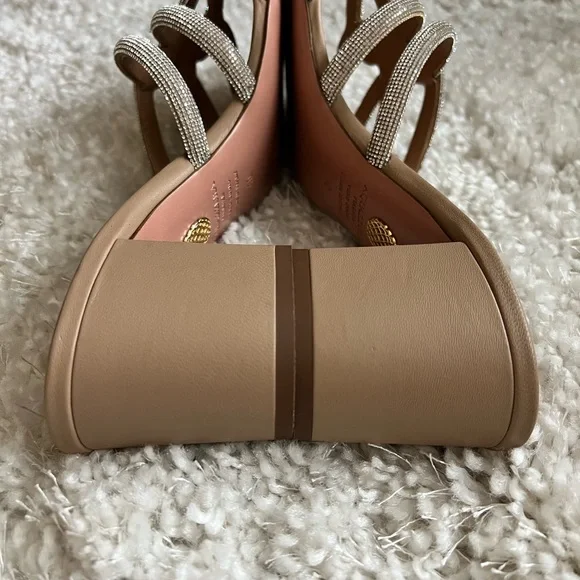 Aquazzura 50mm moondust sandals